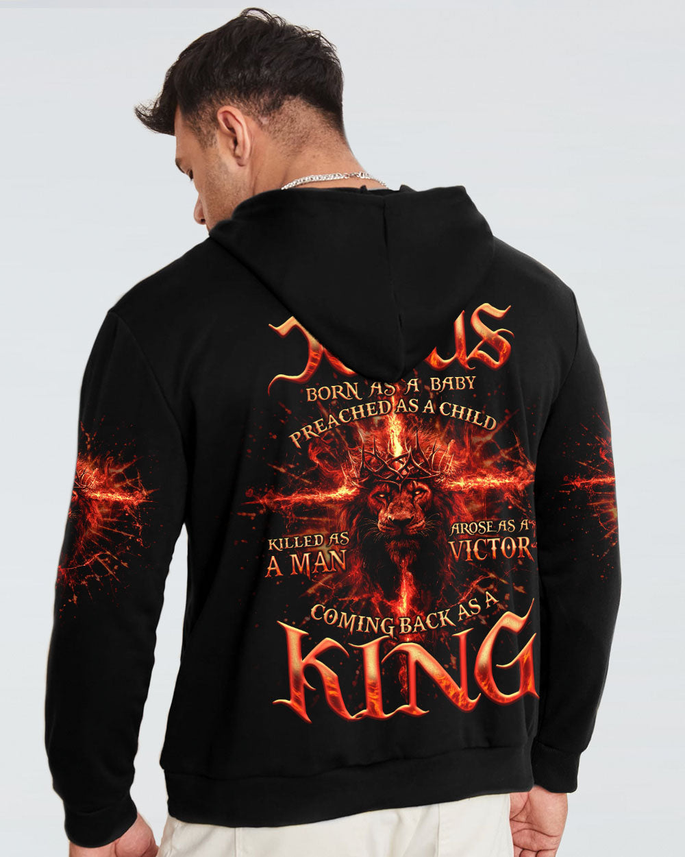 Coming Back As A King Lion Men's All Over Print Shirt - Trunx025265