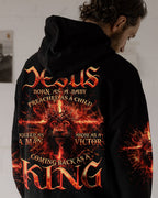 Coming Back As A King Lion Men's All Over Print Shirt - Trunx025265