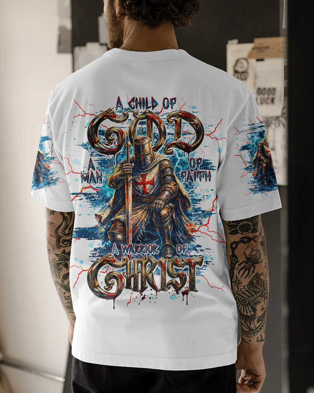 A Warrior Of Christ Men's All Over Print Shirt - Trunx042072