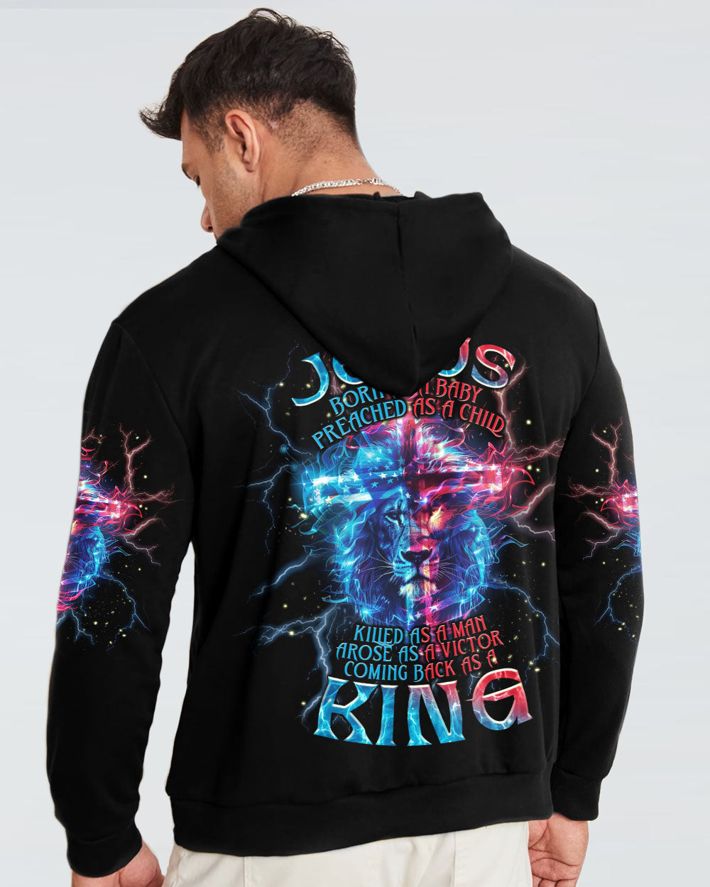 Coming Back As A King Lion Men's All Over Print Shirt - Trunx857408