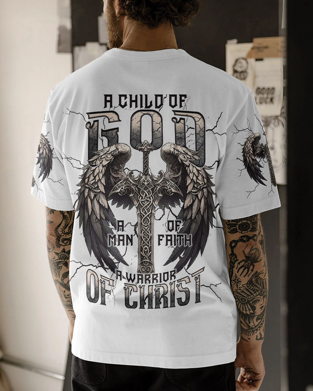 A Warrior Of Christ Men's All Over Print Shirt - Trunx107137