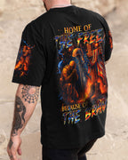 Home Of The Free Veteran Men's All Over Print Shirt - Trunx726385