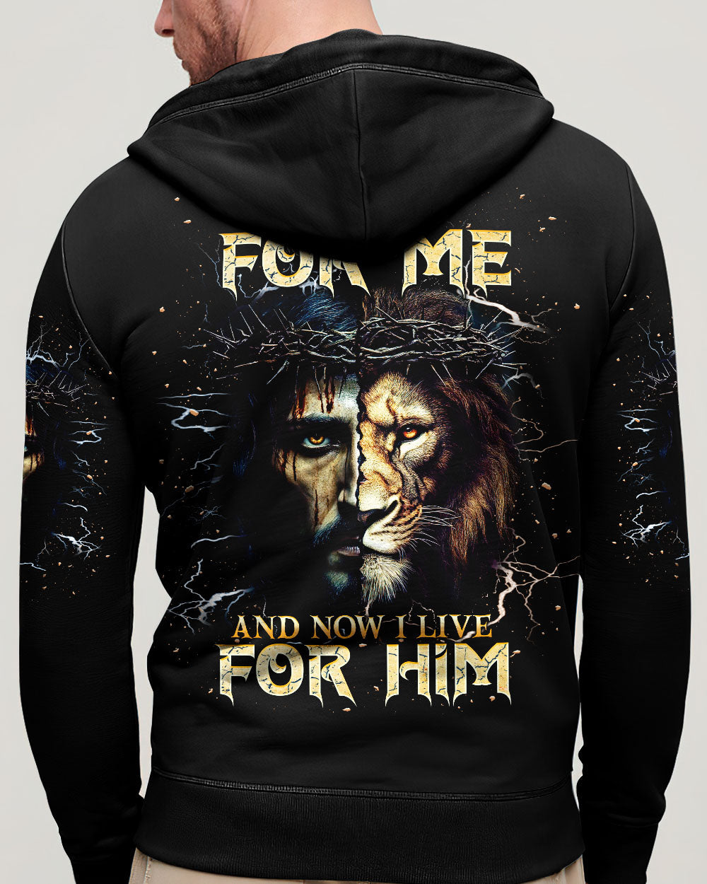 He Died For Me Lion Men's All Over Print Shirt - Trunx137502