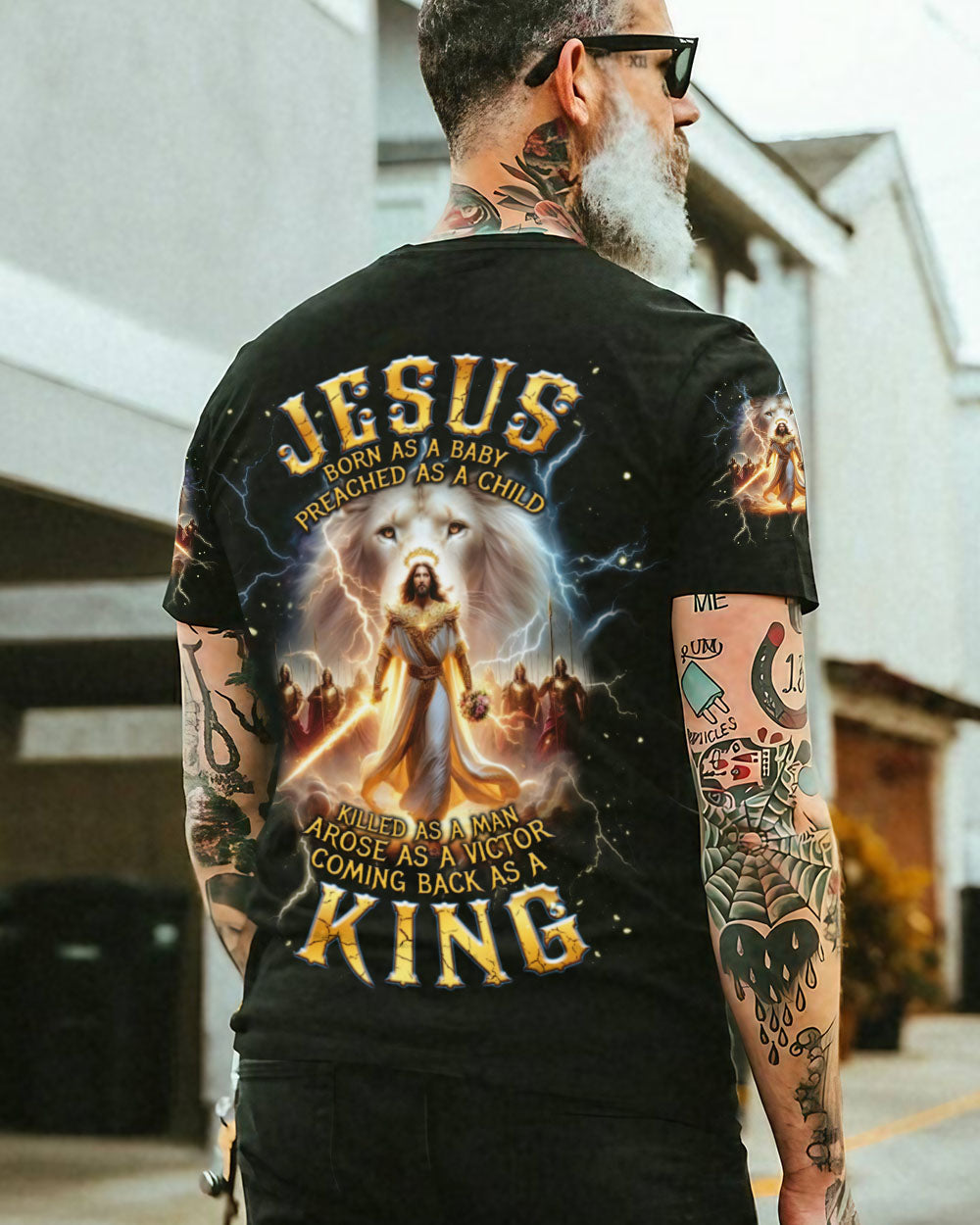 Coming Back As A King Men's All Over Print Shirt - Trunx640782