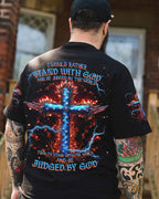 I Would Rather Stand With God Men's All Over Print Shirt - Trunx041158