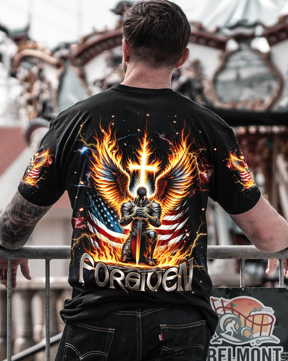 Forgiven Warrior Wings Men's All Over Print Shirt - Trunx261387