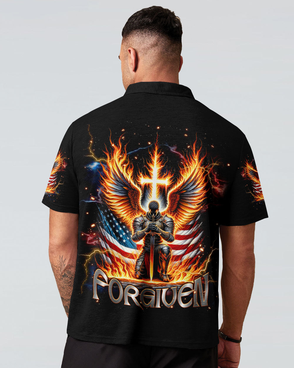 Forgiven Warrior Wings Men's All Over Print Shirt - Trunx261387