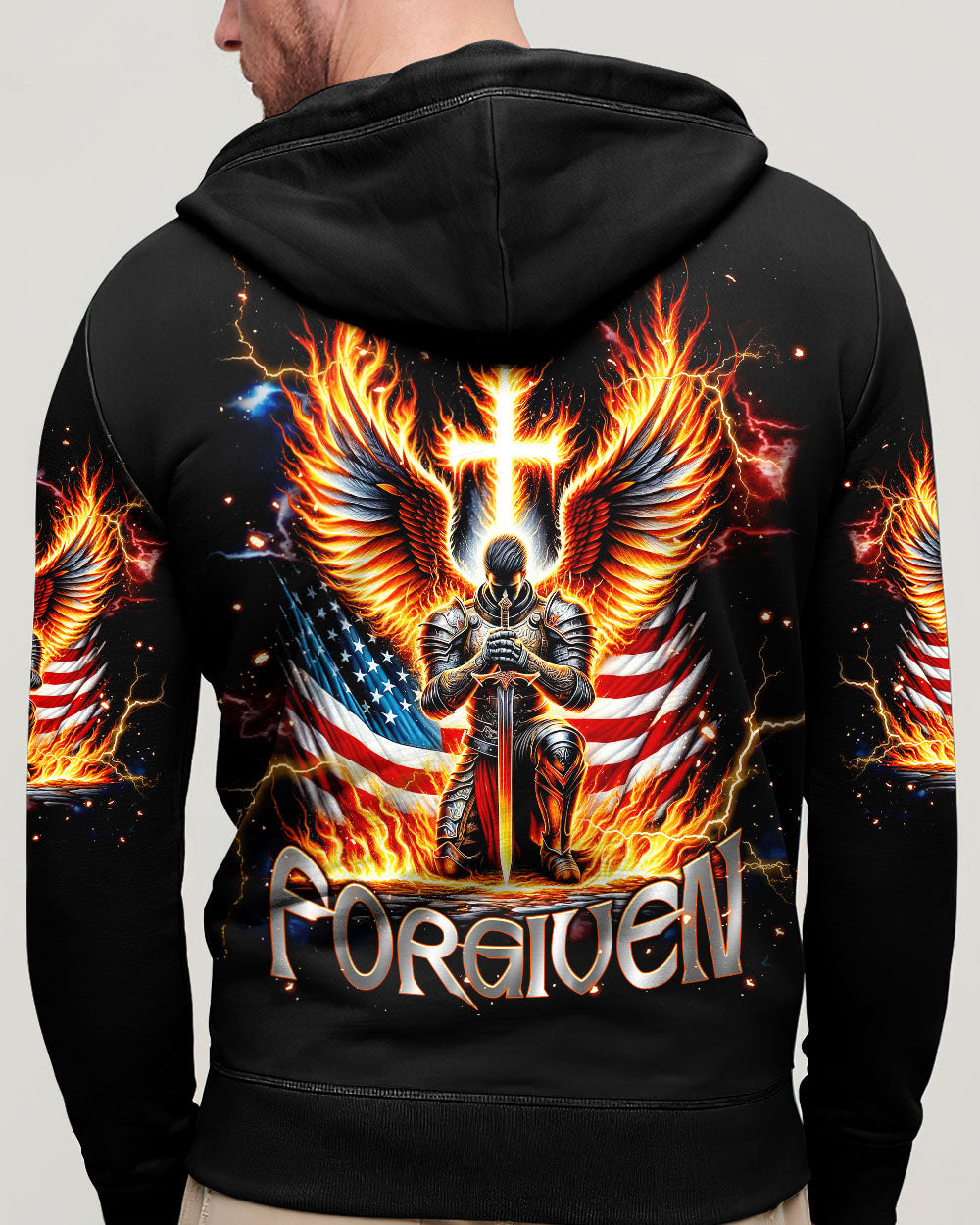 Forgiven Warrior Wings Men's All Over Print Shirt - Trunx261387