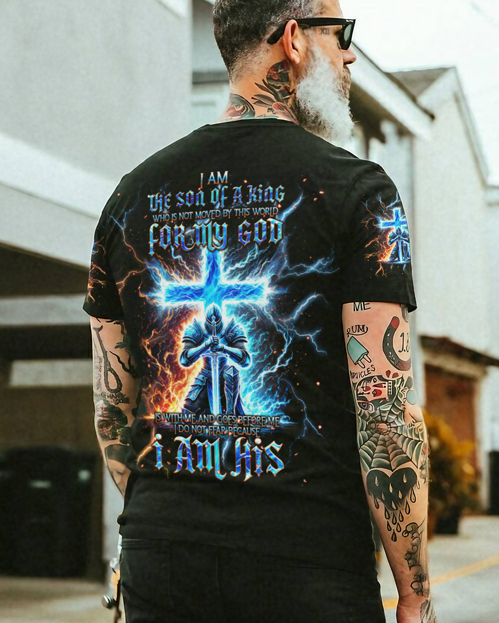 I Am The Son Of A King Warrior Men's All Over Print Shirt - Trunx299860