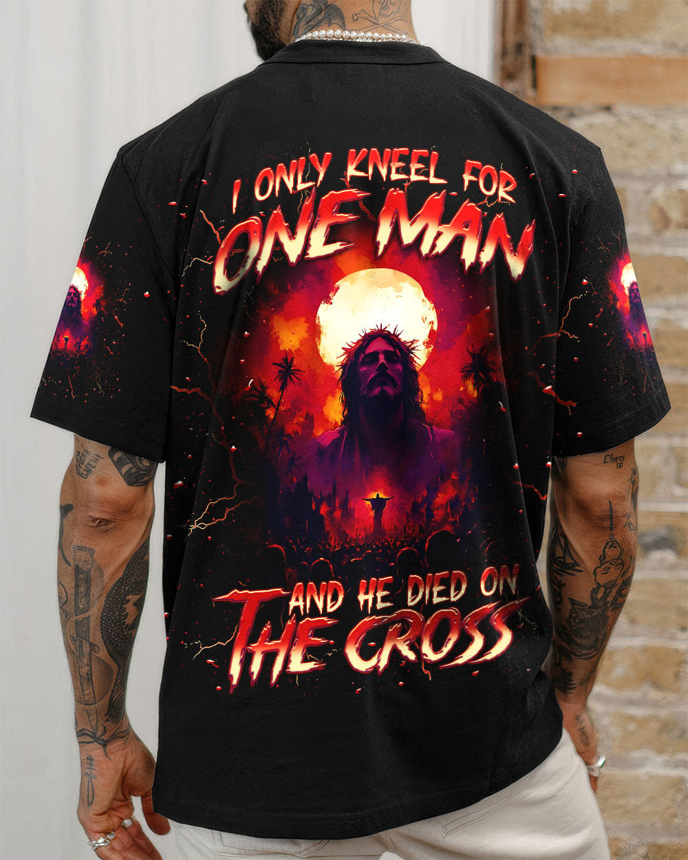 I Only Kneel For One Man Men's All Over Print Shirt - Trunx110316