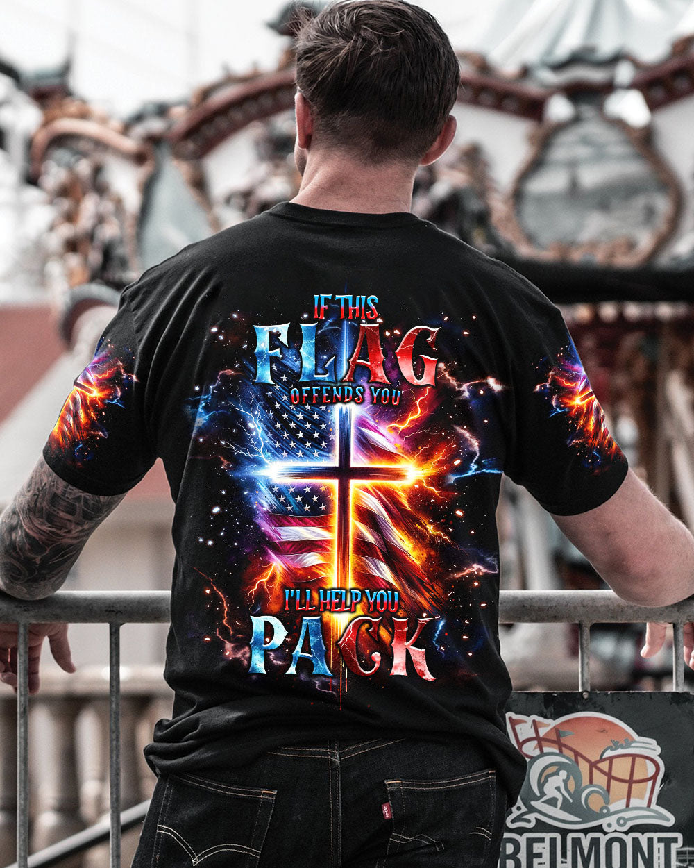 If This Flag Offends You Men's All Over Print Shirt - Trunx569683
