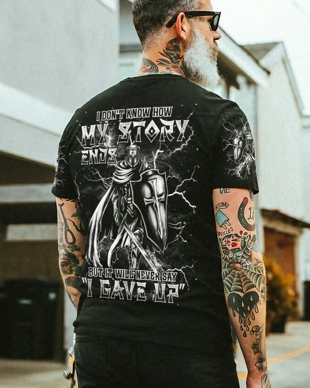 I Don't Know How My Story Ends Warrior Men's All Over Print Shirt - Trunx668164