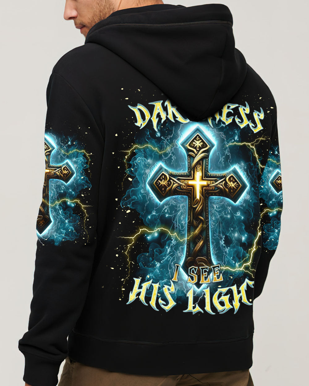 Even In Darkness Cross Men's All Over Print Shirt - Trunx941775