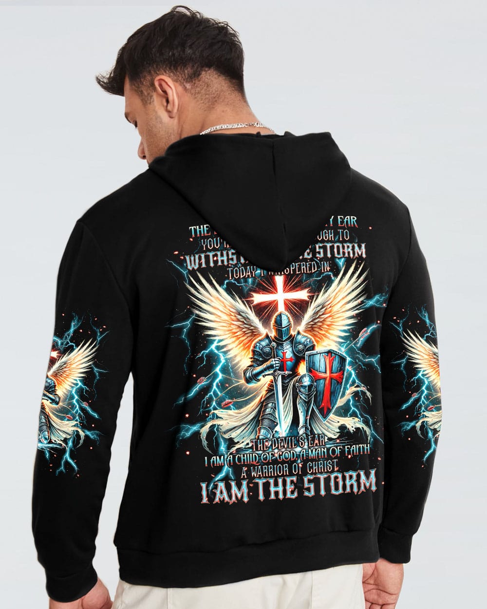 I Am The Storm Warrior Men's All Over Print Shirt - Trunx167585