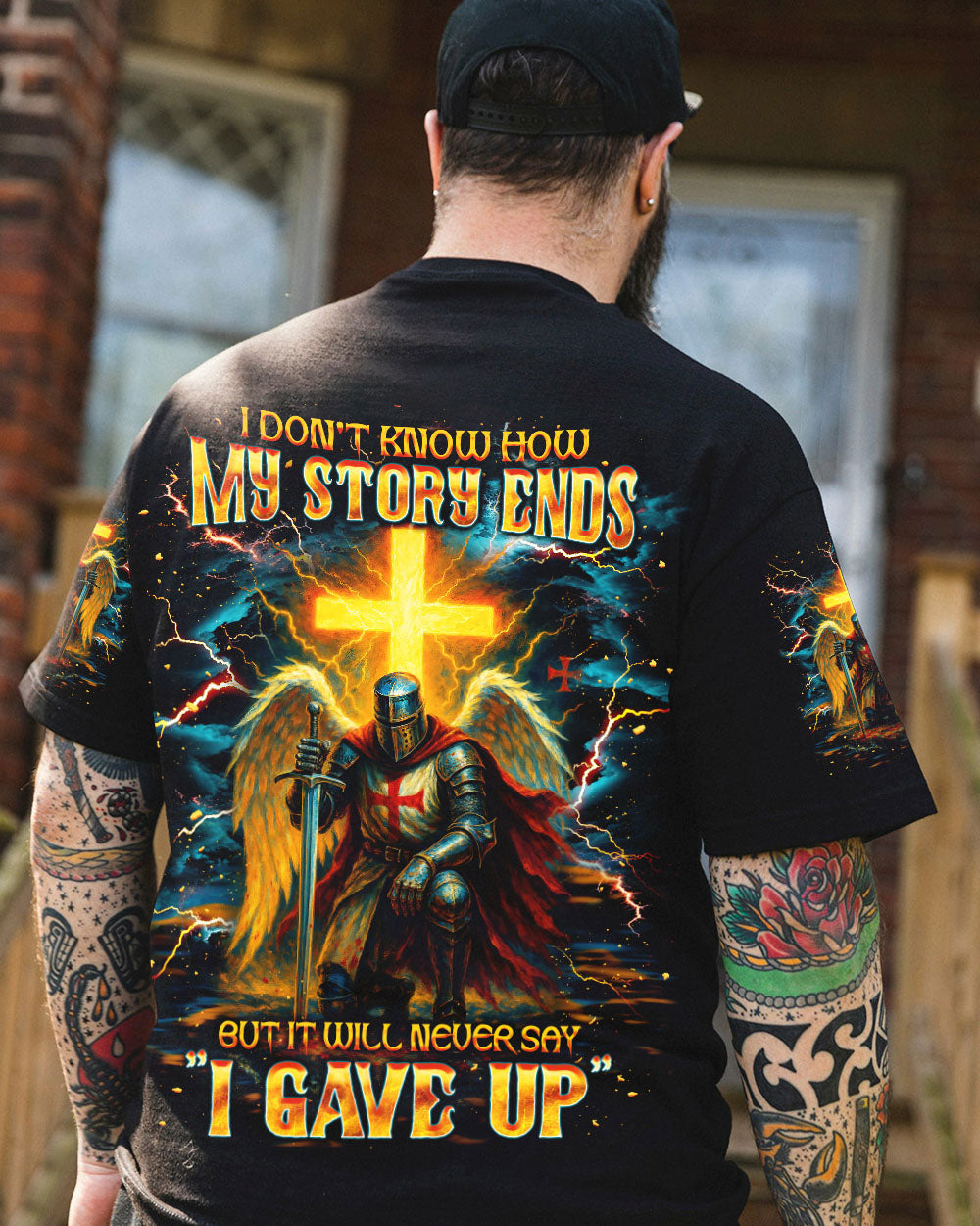 I Don't Know How My Story Ends Warrior Men's All Over Print Shirt - Trunx104197