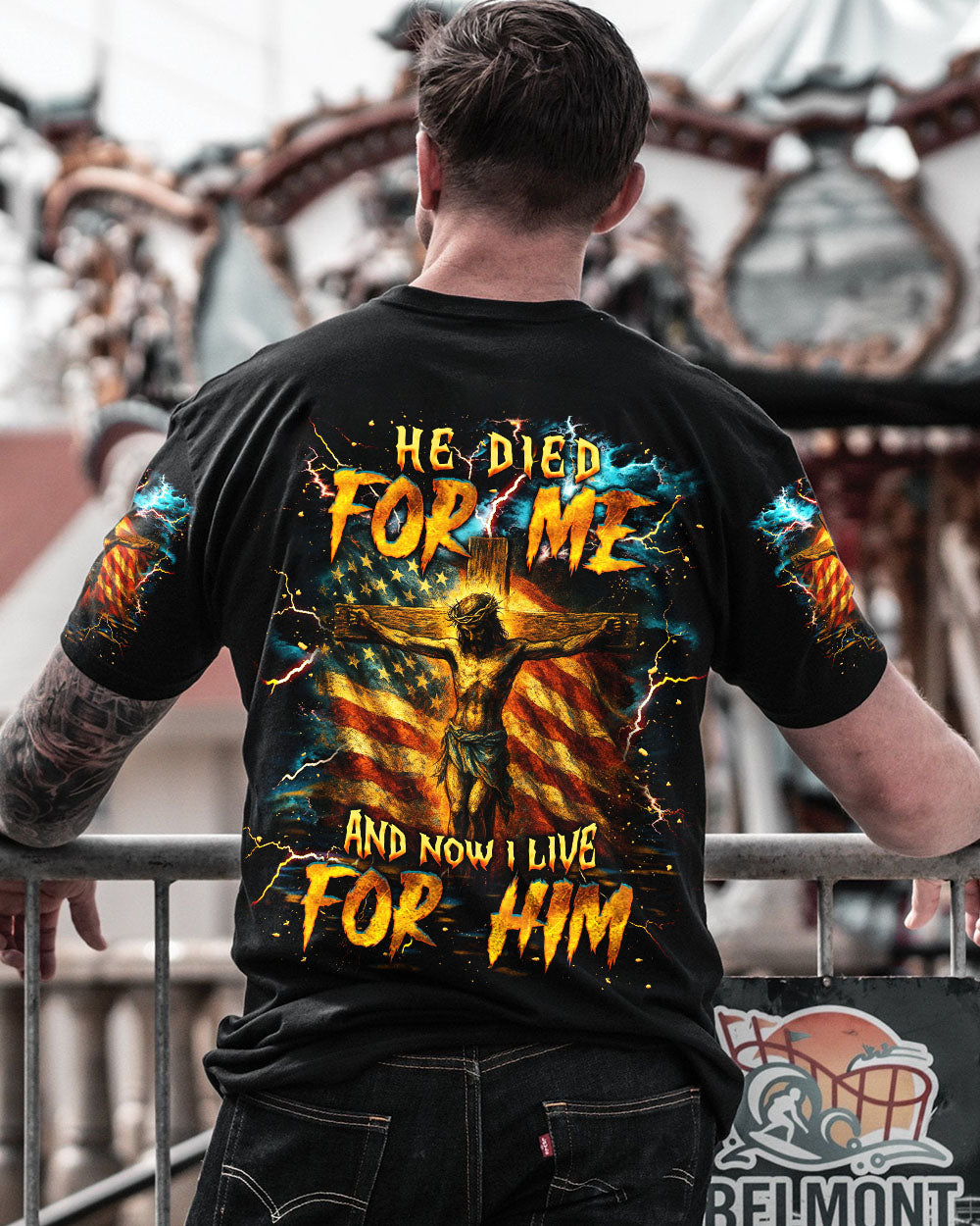 He Died For Me Men's All Over Print Shirt - Trunx741776