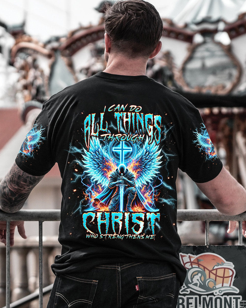 I Can Do All Things Warrior Men's All Over Print Shirt - Trunx540734
