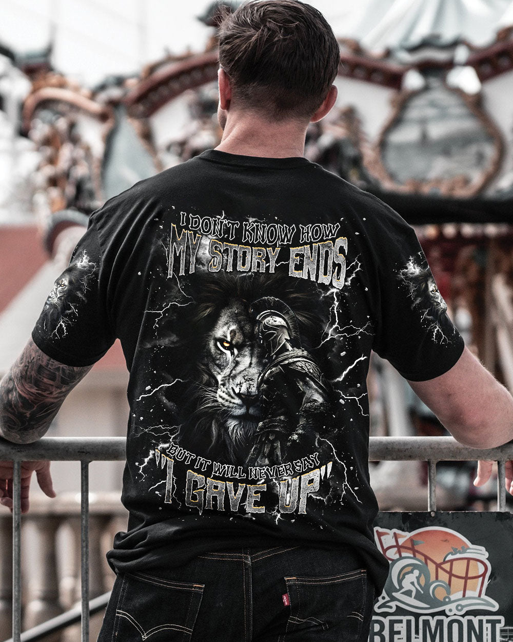 I Don't Know How My Story Ends Warrior Men's All Over Print Shirt - Trunx711649