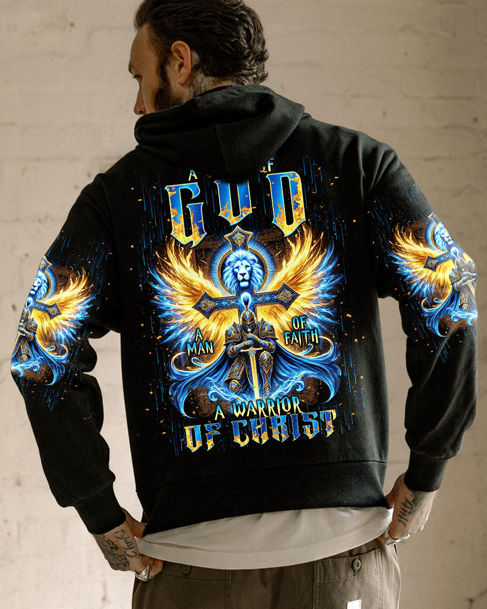 A Warrior Of Christ Warrior Lion Men's All Over Print Shirt - Trunx738800
