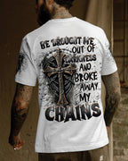 He Brought Me Out Of Darkness Men's All Over Print Shirt - Trunx993591