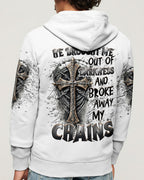 He Brought Me Out Of Darkness Men's All Over Print Shirt - Trunx993591