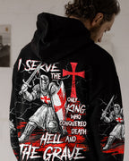 I Serve The Only King Warrior Men's All Over Print Shirt - Trunx502903