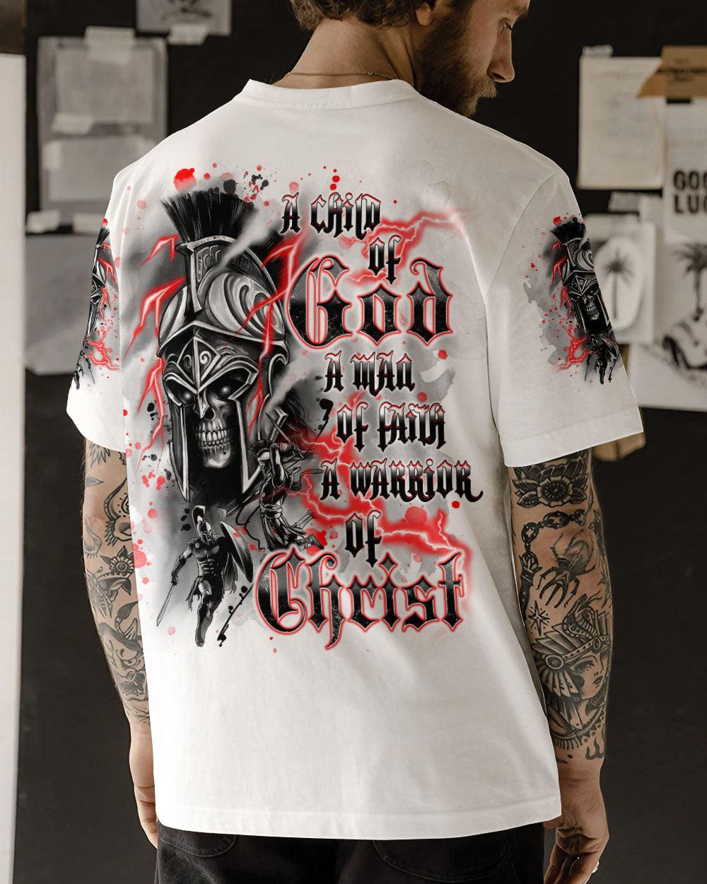 A Warrior Of Christ Men's All Over Print Shirt - Trunx997514