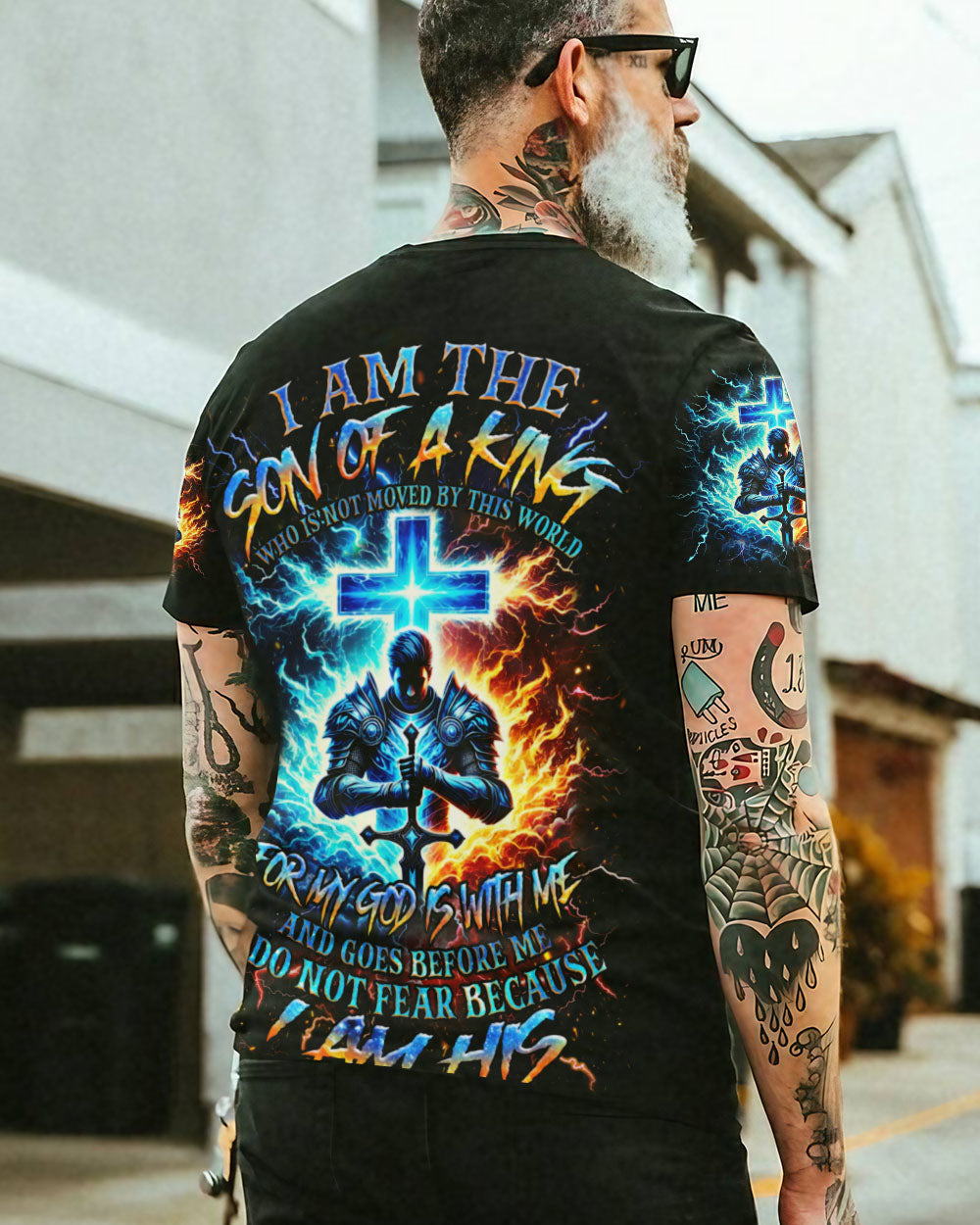 I Am The Son Of A King Warrior Men's All Over Print Shirt - Trunx155729