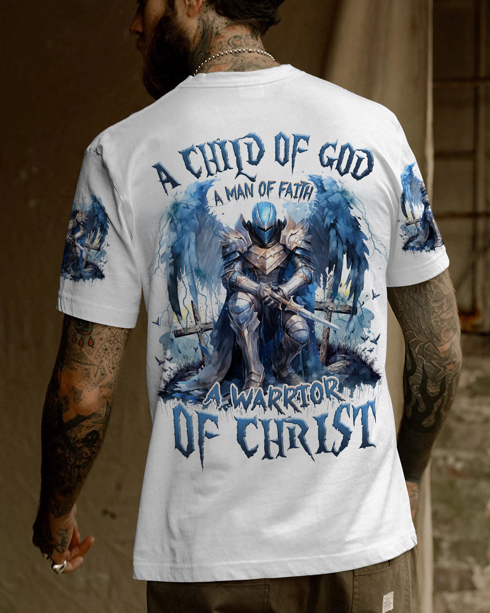 A Warrior Of Christ Men's All Over Print Shirt - Trunx972714