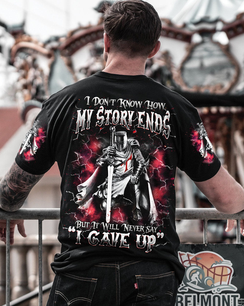 I Don't Know How My Story Ends Warrior Men's All Over Print Shirt - Trunx018377