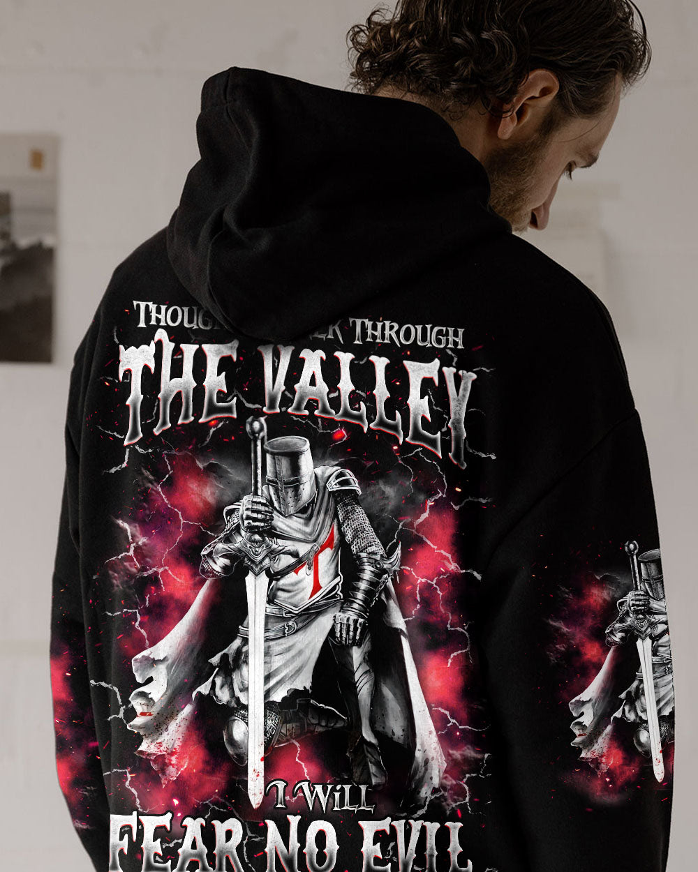 I Will Fear No Evil Warrior Men's All Over Print Shirt - Trunx559313