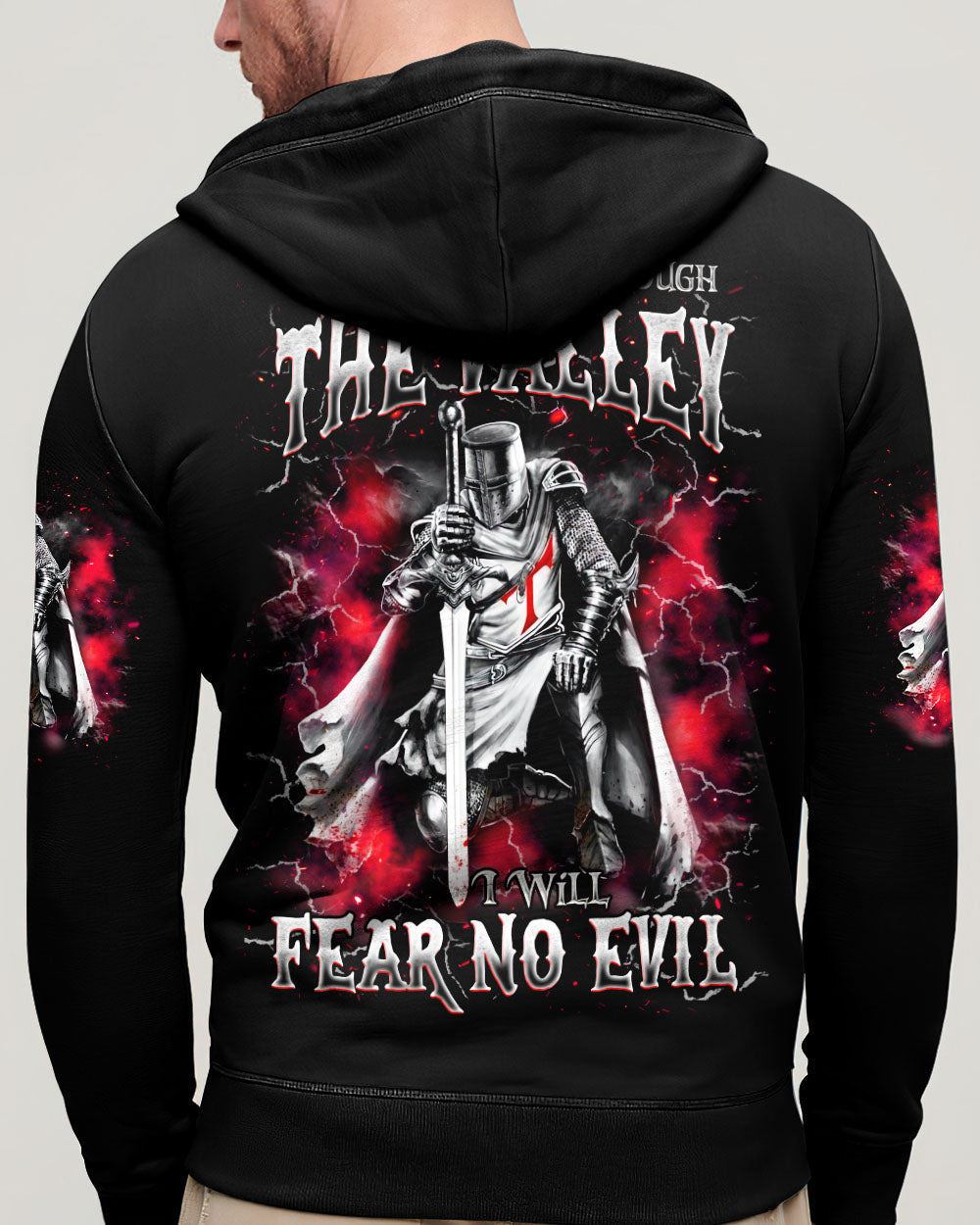 I Will Fear No Evil Warrior Men's All Over Print Shirt - Trunx559313