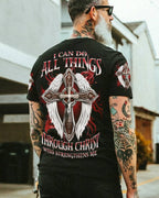 I Can Do All Things Cross Wings Men's All Over Print Shirt - Trunx048250