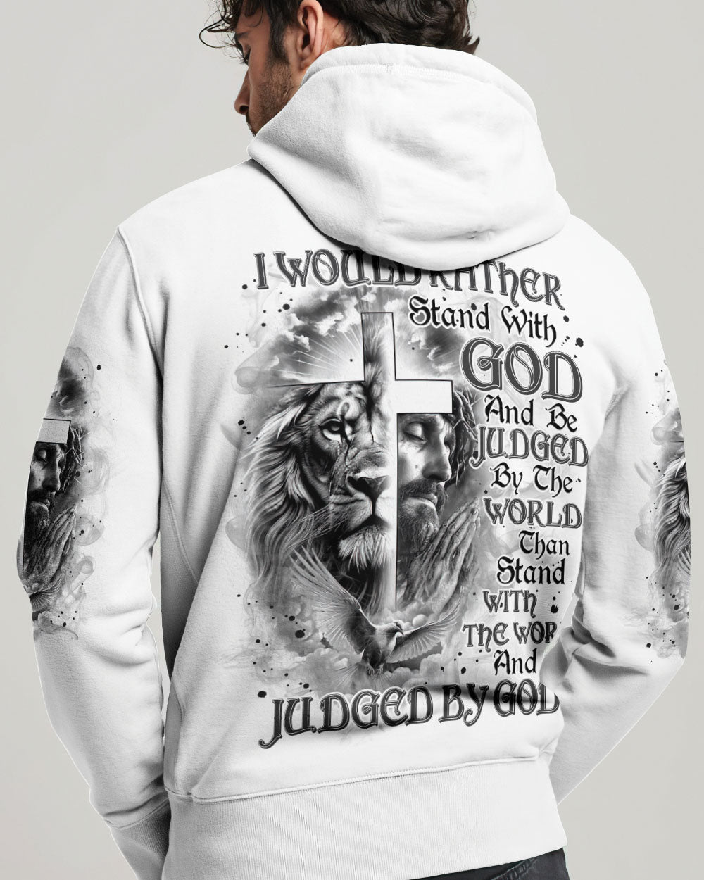 I Would Rather Stand With God Men's All Over Print Shirt - Trunx057233