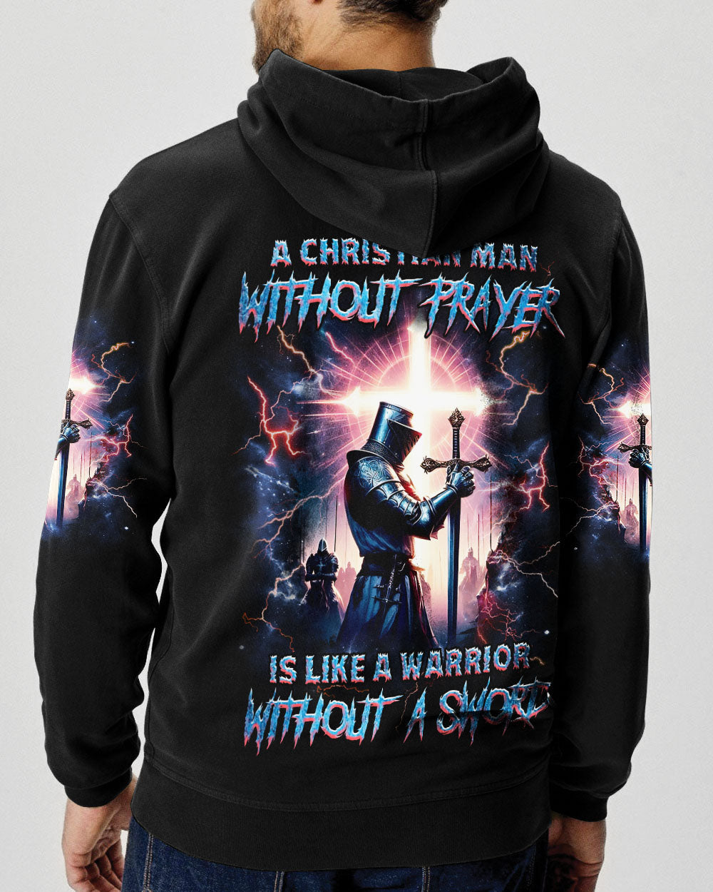 A Christian Man Without Prayer Warrior Men's All Over Print Shirt - Trunx190706