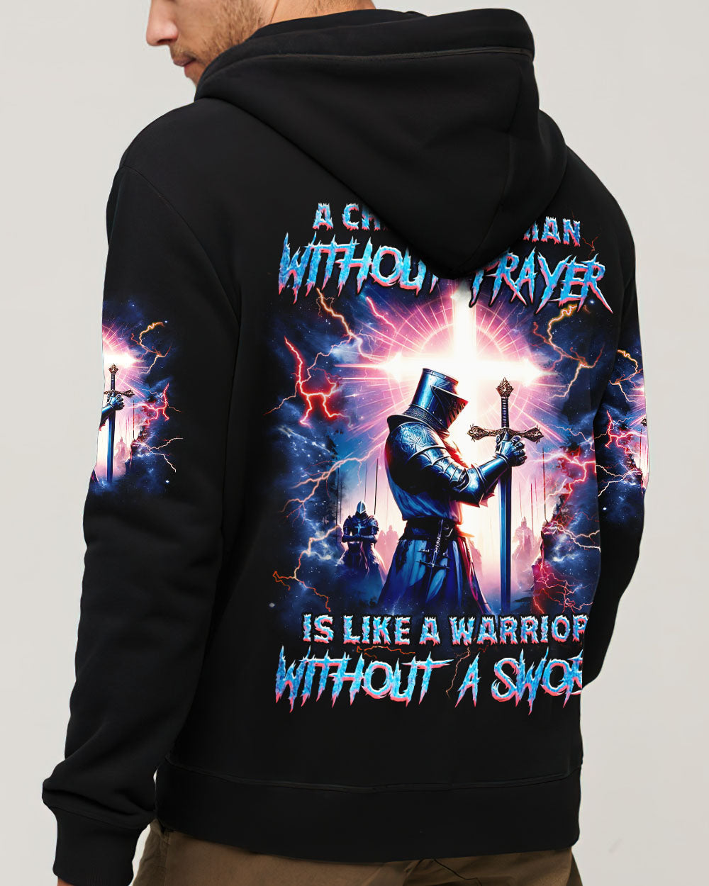 A Christian Man Without Prayer Warrior Men's All Over Print Shirt - Trunx190706