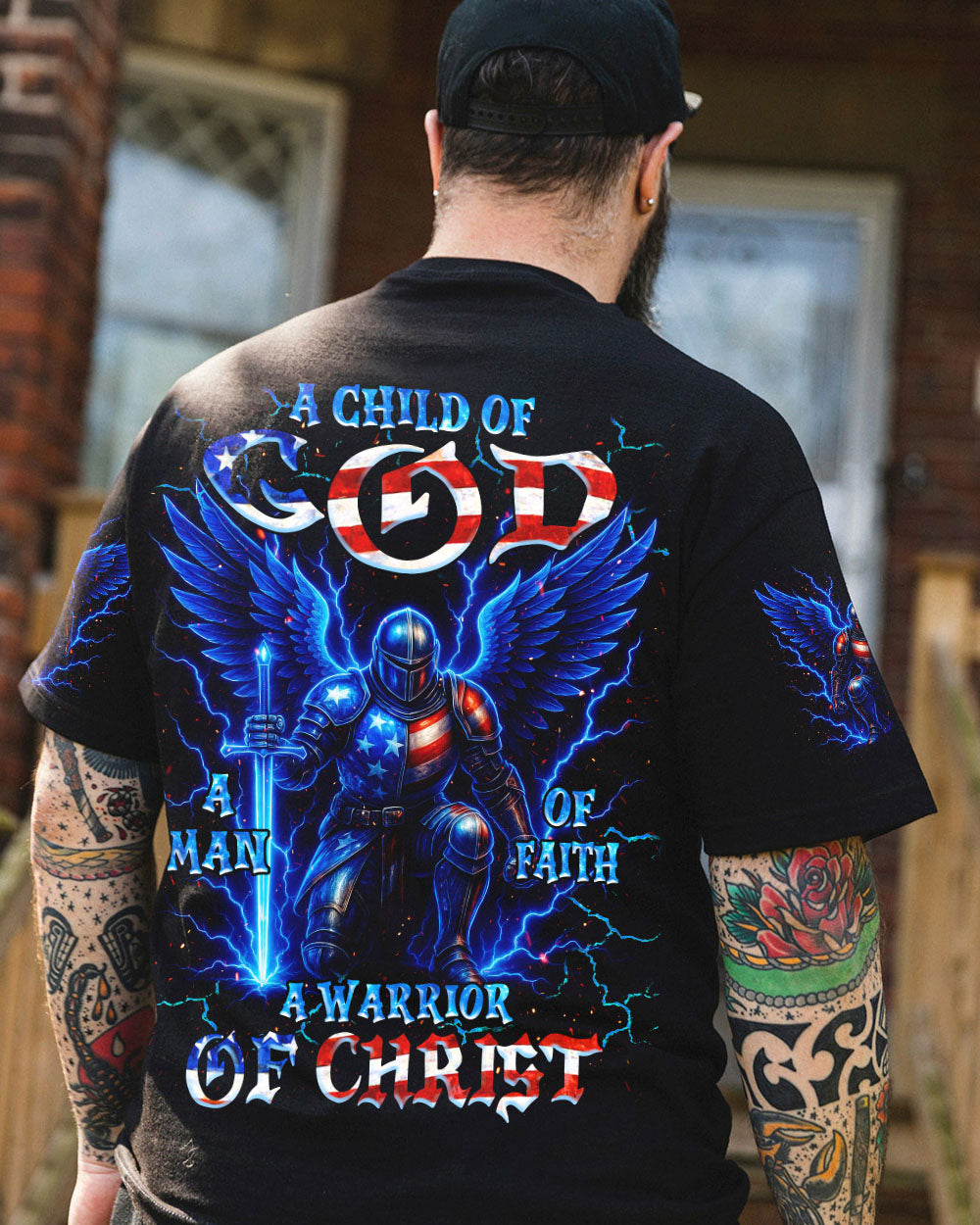 A Warrior Of Christ Warrior Men's All Over Print Shirt - Trunx858698