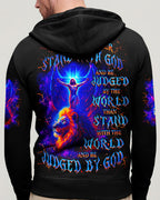 I Would Rather Stand With God Lion Men's All Over Print Shirt - Trunx296766