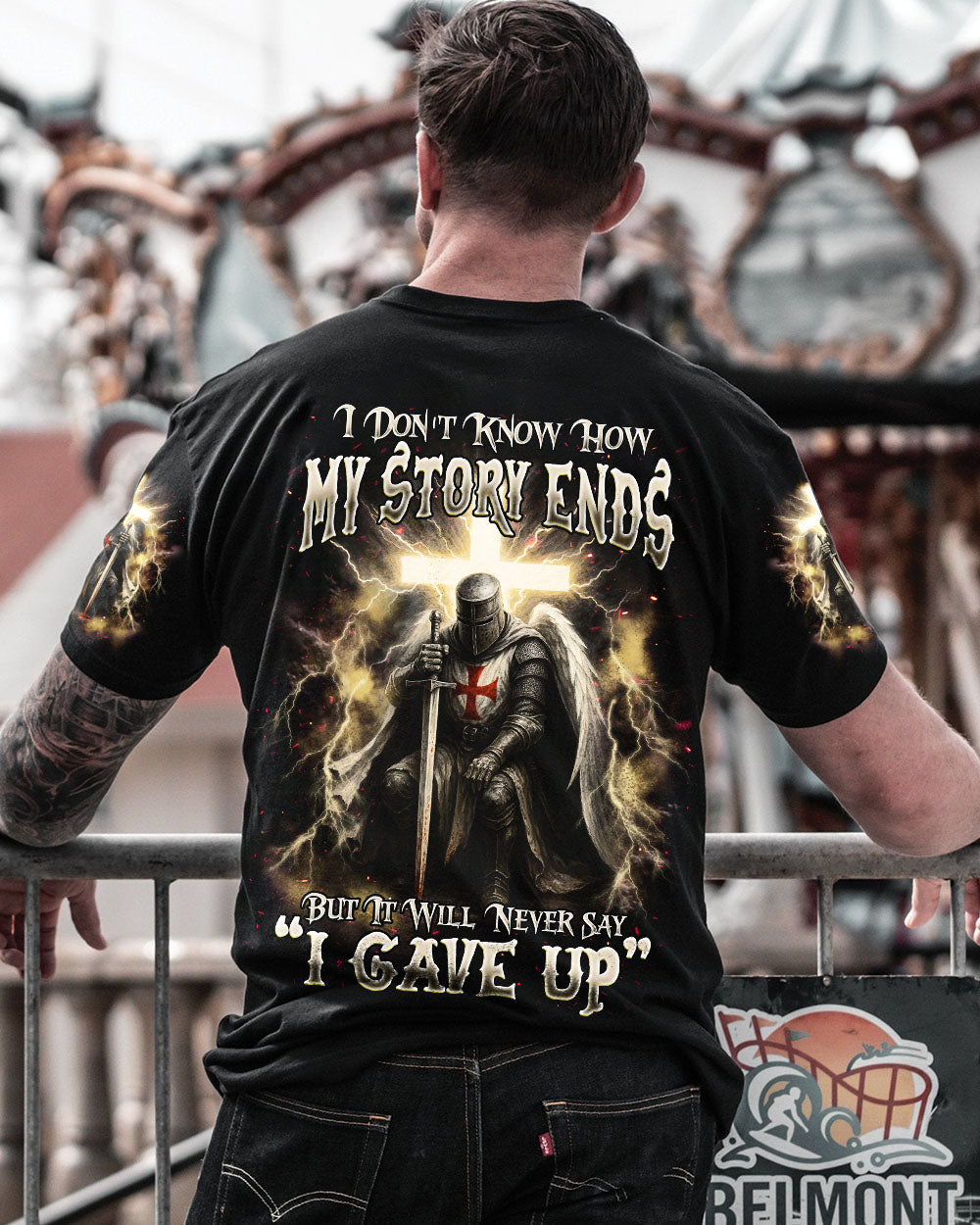 I Don't Know How My Story Ends Warrior Men's All Over Print Shirt - Trunx343002