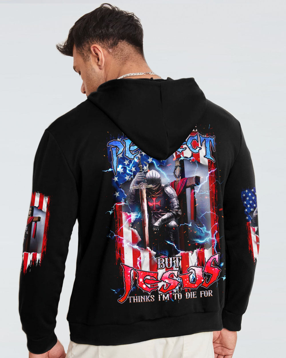 I May Not Be Perfect Warrior Men's All Over Print Shirt - Trunx544785