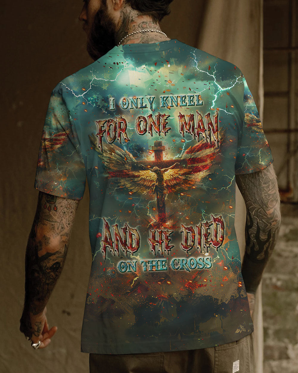 I Only Kneel For One Man Men's All Over Print Shirt - Trunx415015