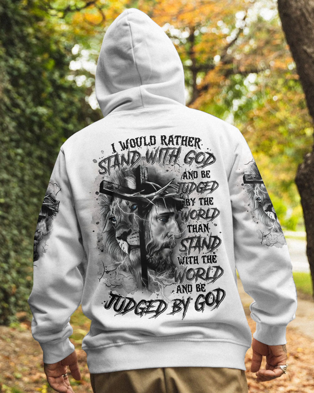 I Would Rather Stand With God Men's All Over Print Shirt - Trunx425509