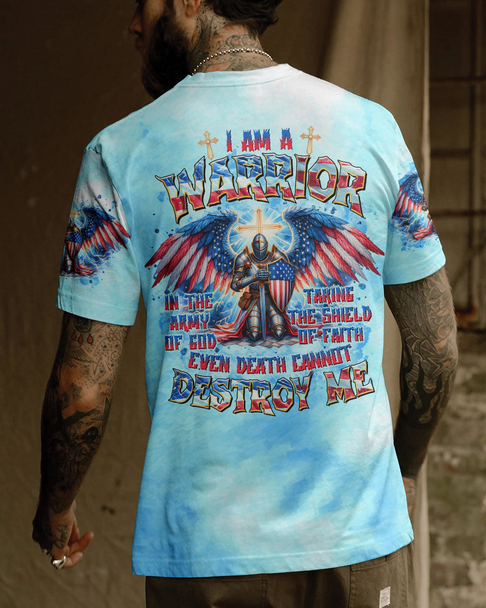 I Am A Warrior In The Army Of God Men's All Over Print Shirt - Trunx660297