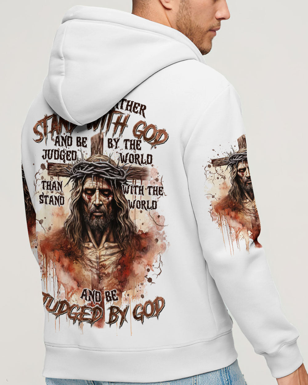 I Would Rather Stand With God Men's All Over Print Shirt - Trunx548781