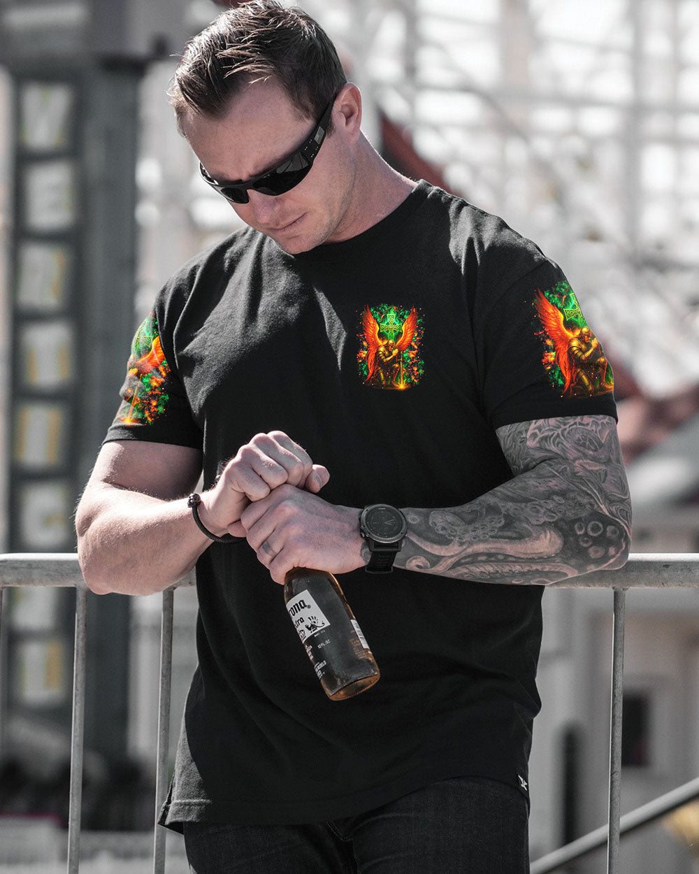 I Just Wanna Sit At The Feet Of Jesus Warrior Men's All Over Print Shirt - Trunx910313