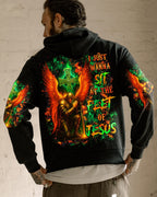 I Just Wanna Sit At The Feet Of Jesus Warrior Men's All Over Print Shirt - Trunx910313