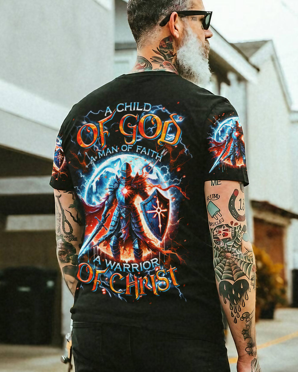 A Warrior Of Christ Men's All Over Print Shirt - Trunx098943