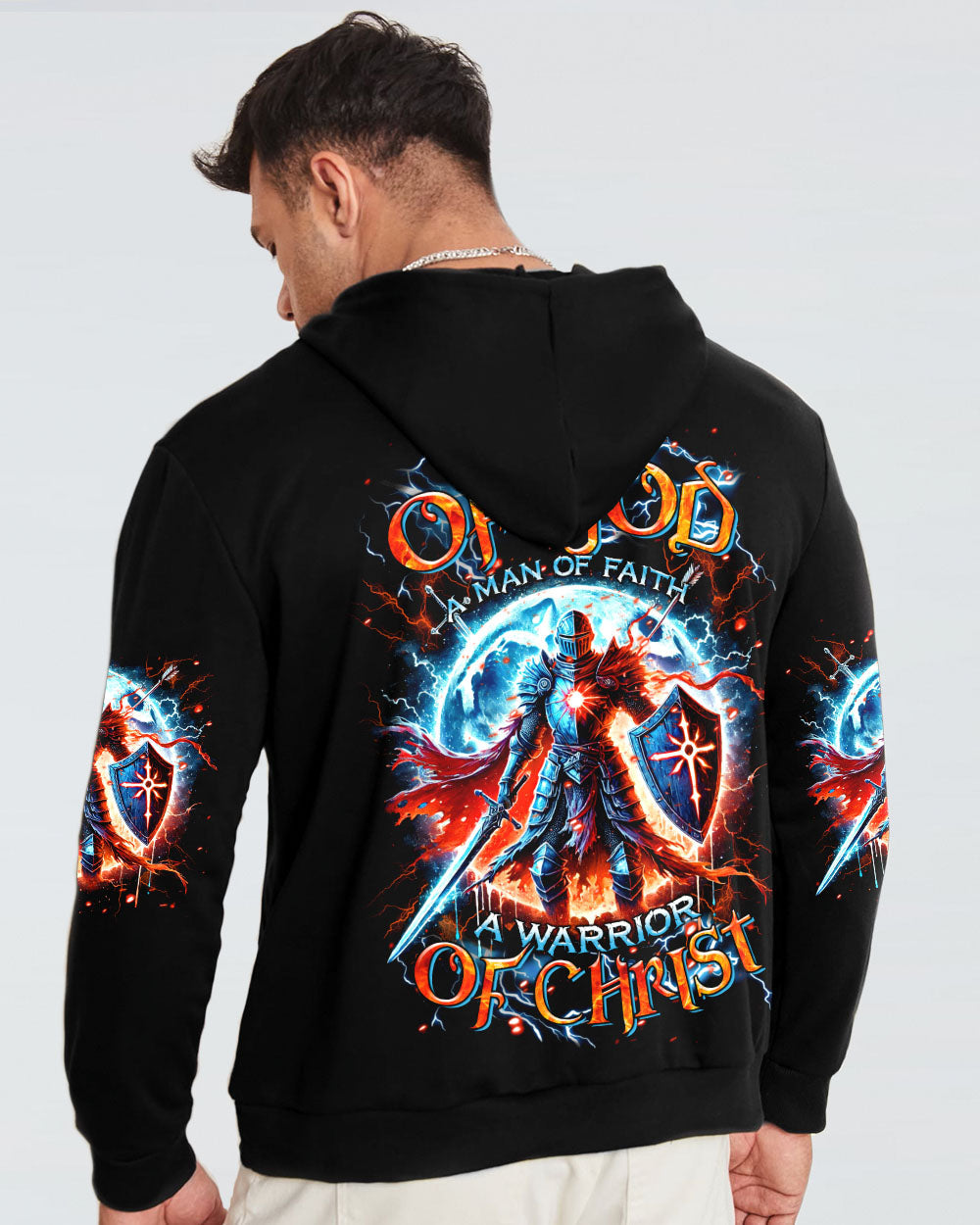 A Warrior Of Christ Men's All Over Print Shirt - Trunx098943
