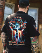 I Can Do All Things Cross Wings Men's All Over Print Shirt - Trunx057619