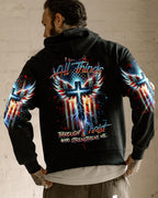 I Can Do All Things Cross Wings Men's All Over Print Shirt - Trunx057619